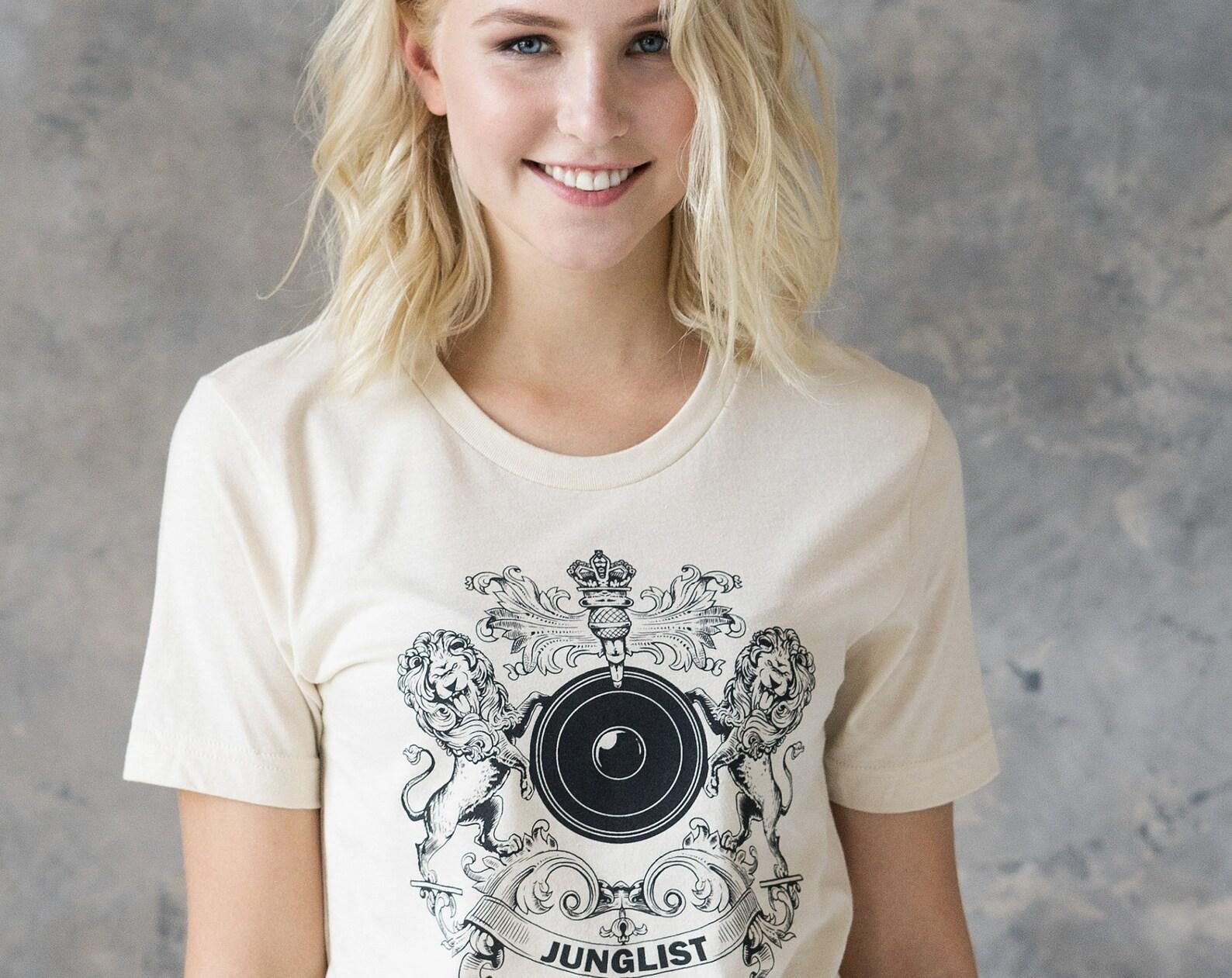 Junglist Coat of Arms T-Shirt – Jungle Music, Drum and Bass 3XL