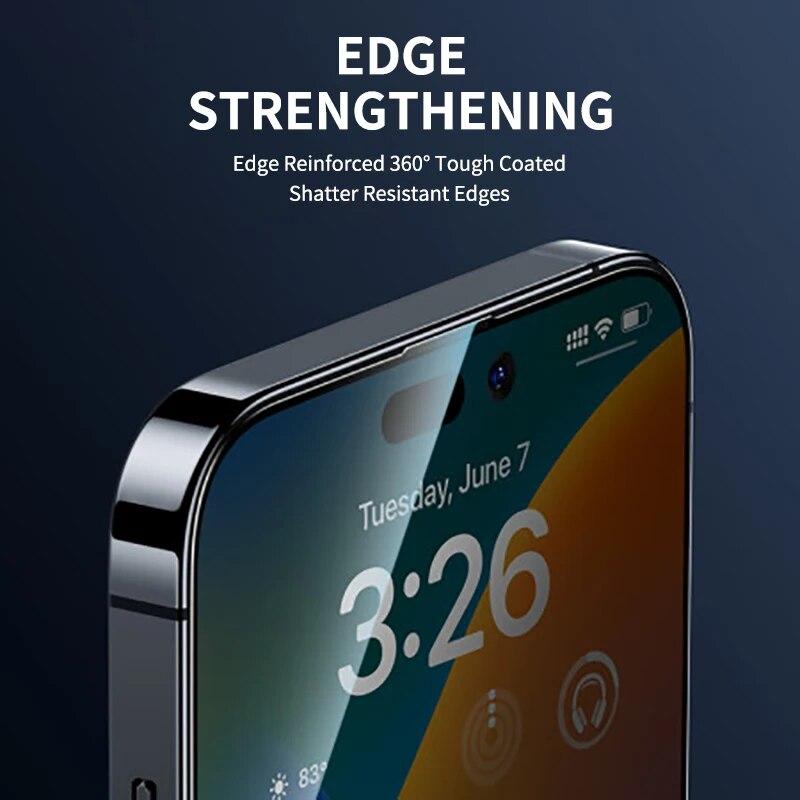 4 STÜCK Hartglas für iPhone 11 12 13 14 15 Pro XR X XS Max Displayschutzfolie für iPhone 15 14 Pro Max Plus SE 3 2020 Glas