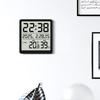 New Magnetic Digital Clock LED Temperature Display Kitchen Alarm Timer Black White Multi-Functional Home Hygrometer Home Use