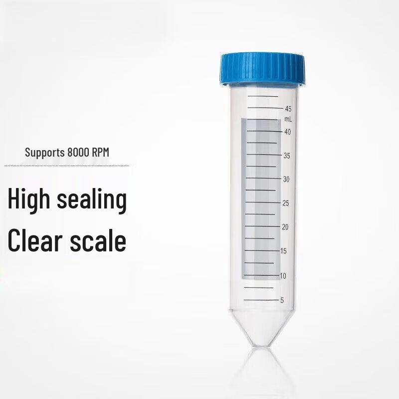 Aokewen 50mL Screw Cap Conical Centrifuge Tubes