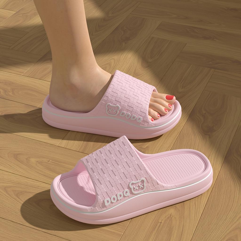 Women's EVA Slip-On Slippers - Comfortable Non-Slip Sole, Cute Cartoon Pattern, Lightweight Indoor Outdoor Beach Sandals