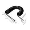 3 Meters Length Coiled Air Hose Coiled Flexible Coiled Air Hose Air Compressor Coil Hose  Garage