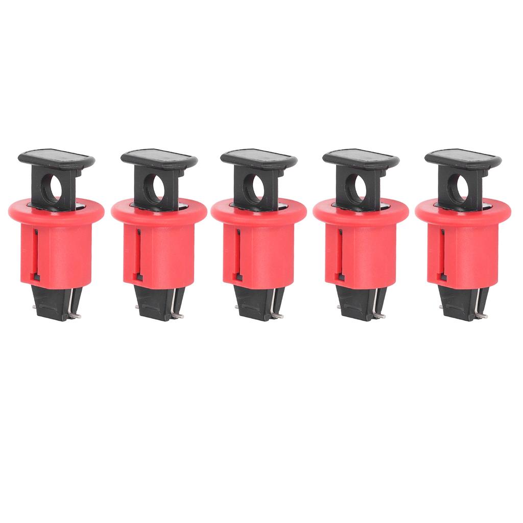 5Pcs Circuit Breaker Lockout Device Electrical Miniature Lock Pin Out Standard Industrial Grade Switch