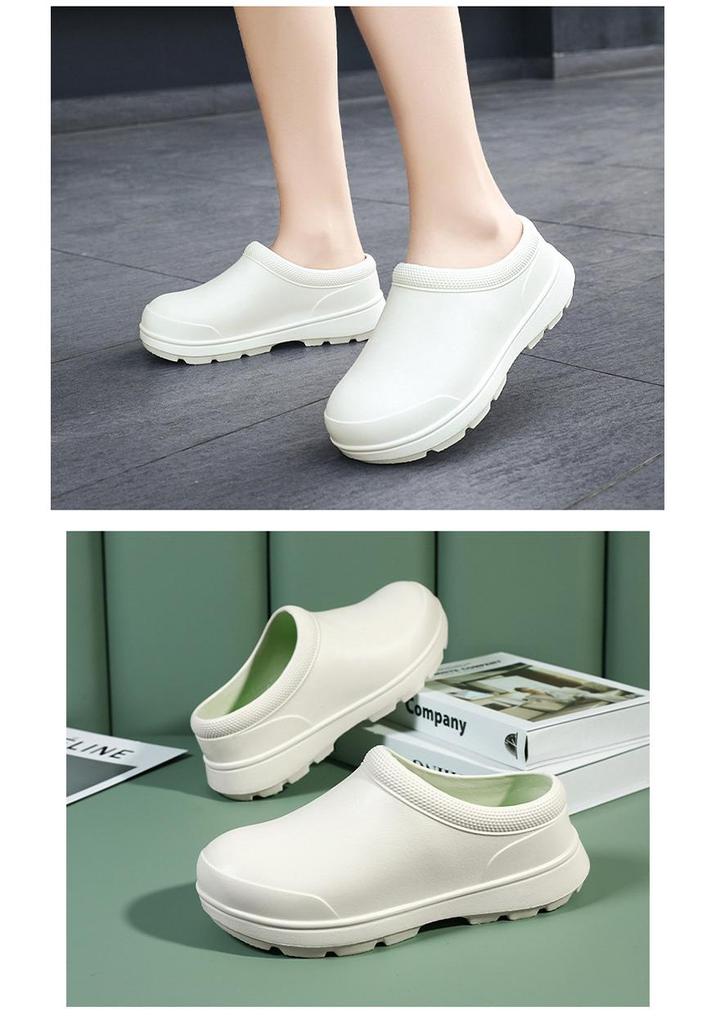 Breathable Waterproof Non-slip Kitchen Shoes for Men & Women, Work, Nurse, Rain Boots, & Water Shoes - Perfect for Spring & Autumn.