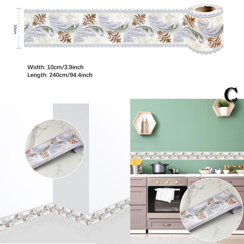 Auto-adeziv bordura de perete autocolant tapet autocolant Home Decor Auto-adeziv linie de talie