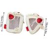 Kawaii Triangle Cake Shaped Doll Ita Bag Cute Plush Transparent Window Mini Crossbody Bag For 10cm Doll Display Storage Bag