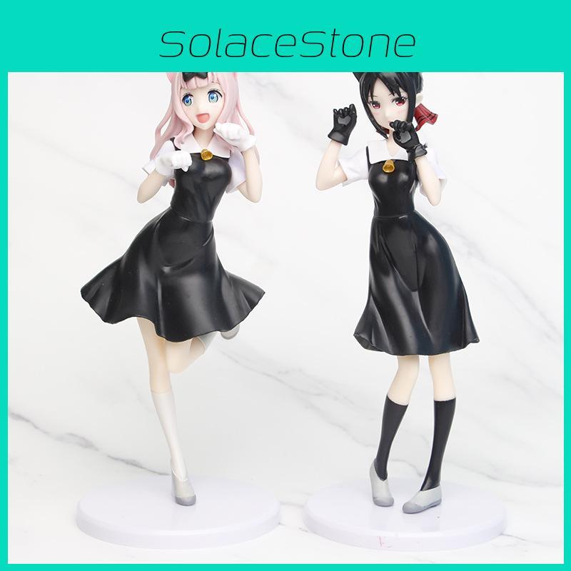 Elegant Kaguya-sama Model Kaguya Shinomiya Chika Fujiwara Pvc Anime Figurine 22cm Display Piece