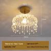 Xuan Yong Retro-Kristall-Deckenleuchte mit warmweißem LED-Licht