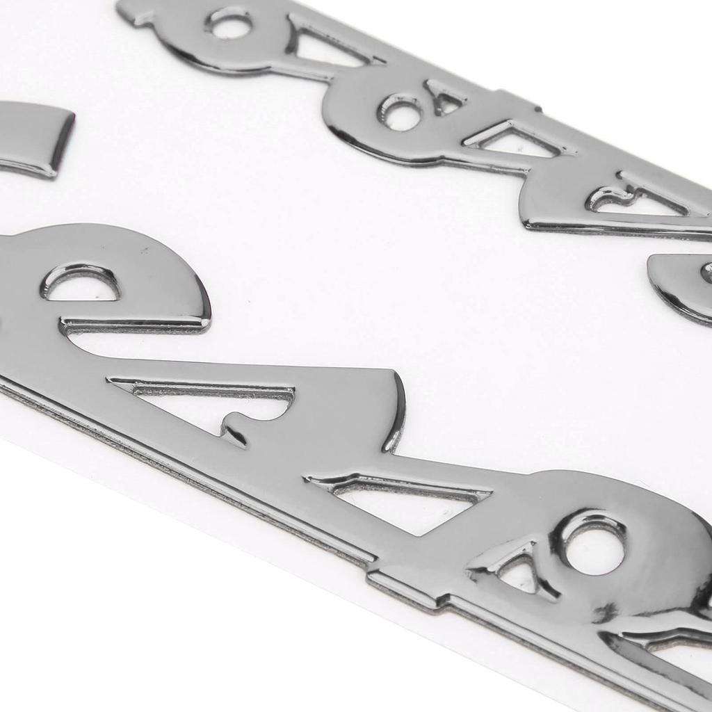 Emblem Sticker, Decorative Durable Badge Decal for Personalization and Upgrade (Silver)