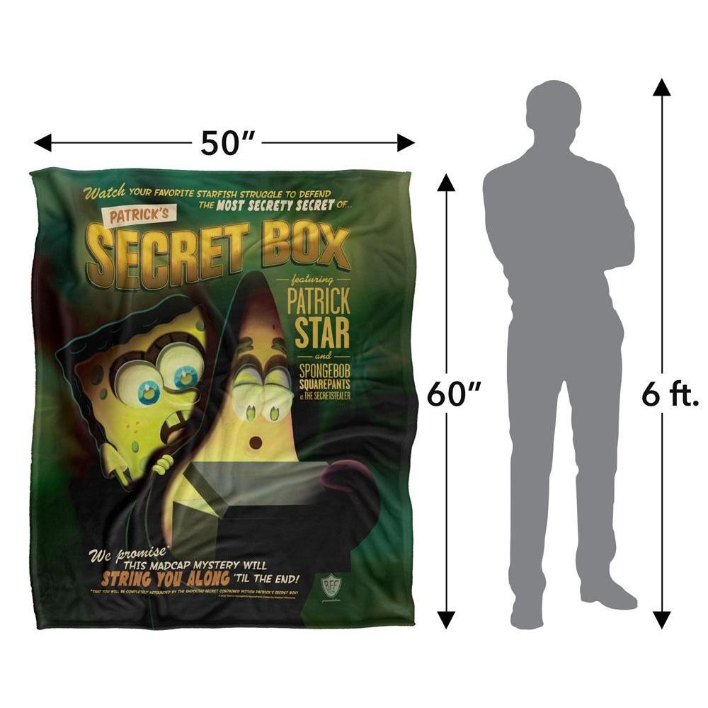 SpongeBob SquarePants Secret Box Silky Supersoft Blanket