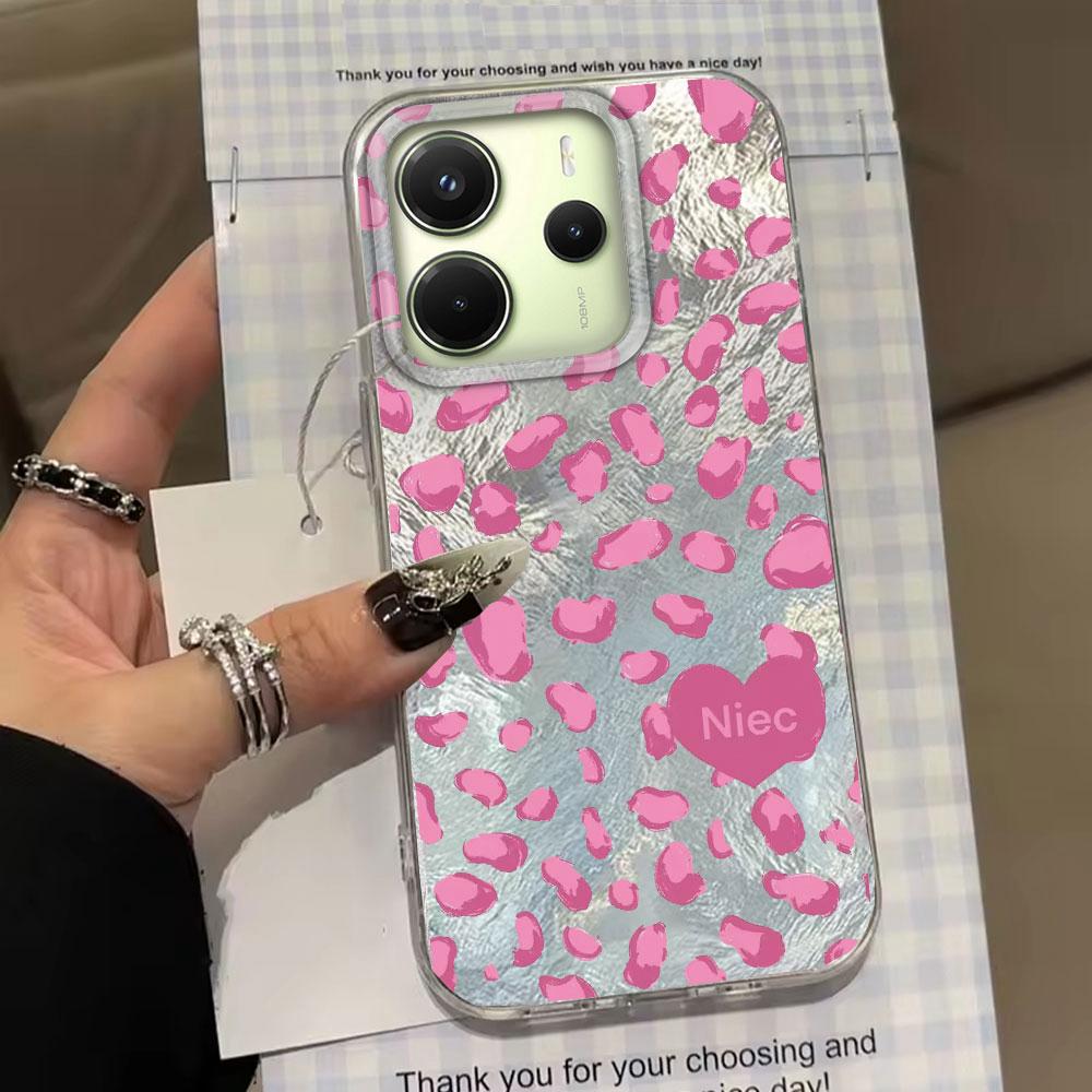 Retro Gradient purple Leopard Phone Case for Xiaomi Redmi Note 14 13 12 11 11S 10 10S Pro 9C 13C 14C A5 A3 A4 A3X 9C A1 A2 Cover