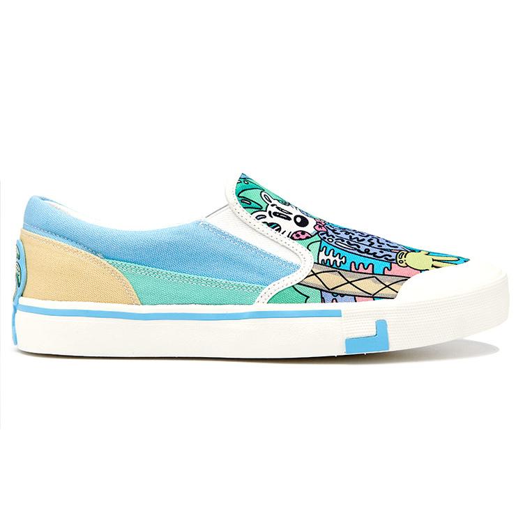 Li Ning X Steven Harrington Boogie Shoes 'Blue Multi' Women's AECR072-2