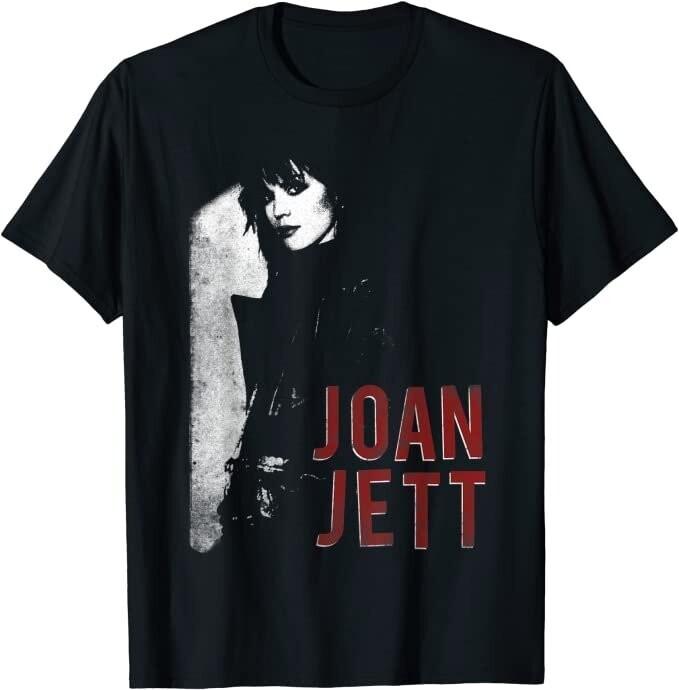 

Винтажная футболка Joan Jett Подарок для фанатов Плотный хлопок Черная Все размеры Унисекс Рубашка BT013 Унисекс Футболка XXL