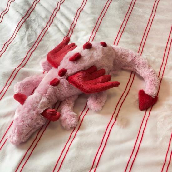 Dragon Plush Doll Realistic Stuffed Animal Toy 50cm Cute Flying Dragon Pillow Soft Cuddling Gift