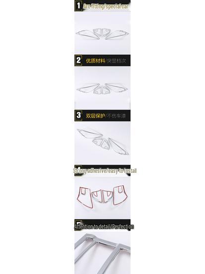 15-Model Excelle Taillight Cover, Trunk Light Sequin Sticker, Electroplated Trim Car Accessory