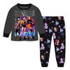 Children's Fashion Suit  Round Neck Long Sleeve Top Pants
