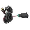 12V 40A Universal LED Light Bar Wiring Harness, Car LED Fog Light On/Off Switch Wiring Harness Relay Kit Fit for Most Vehicle