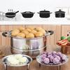 Steaming Rack with Removable Leg Stainless Steel Steam Tray Stand Cooking Bread Rack Kitchen Tool