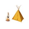 Mini Dollhouse Tent with Hanging Stove - Outdoor Scene Photography Prop & Play Toy