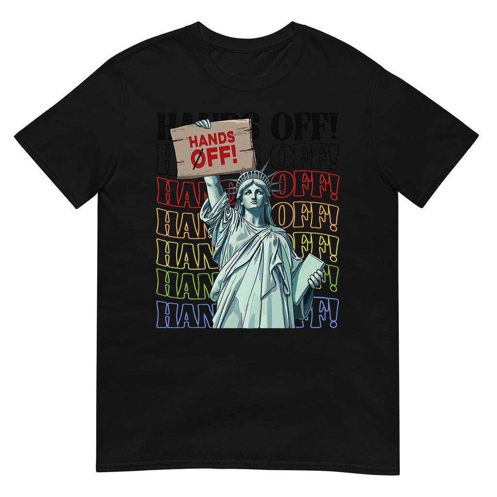 Resist Hands Off Vintage We The People American Flag Protest TShirt