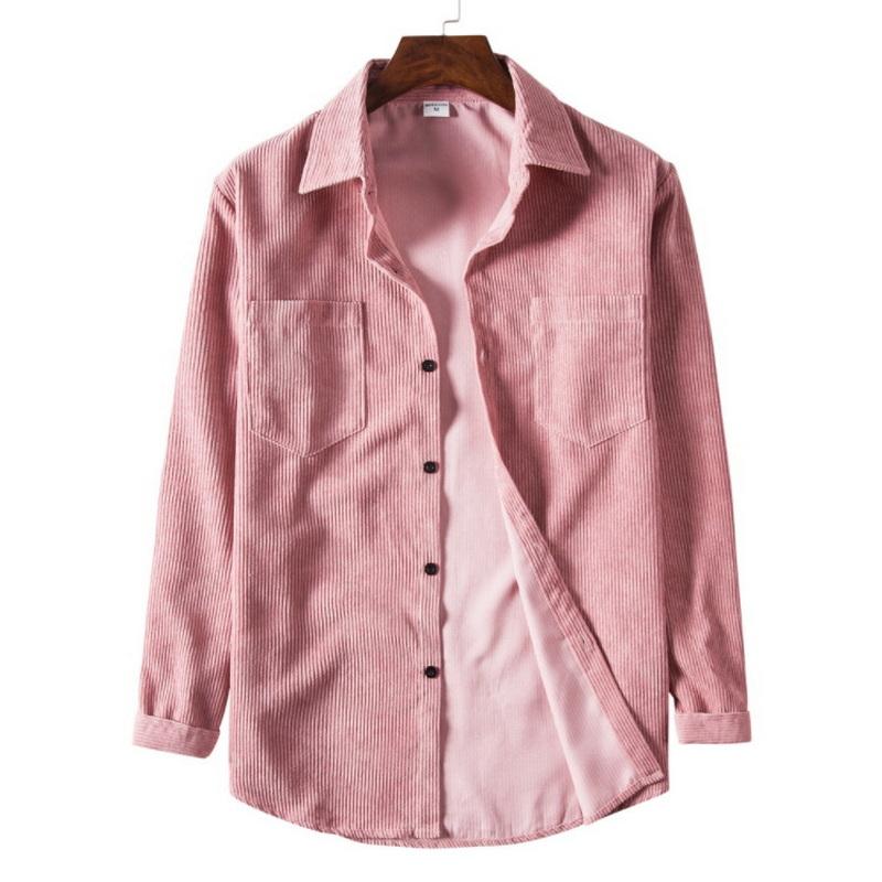 corduroy long sleeve button up