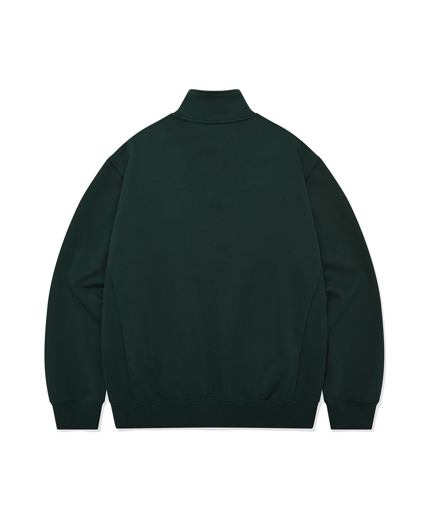 COVERNAT Arch Logo Half-Zip Sweatshirt Green