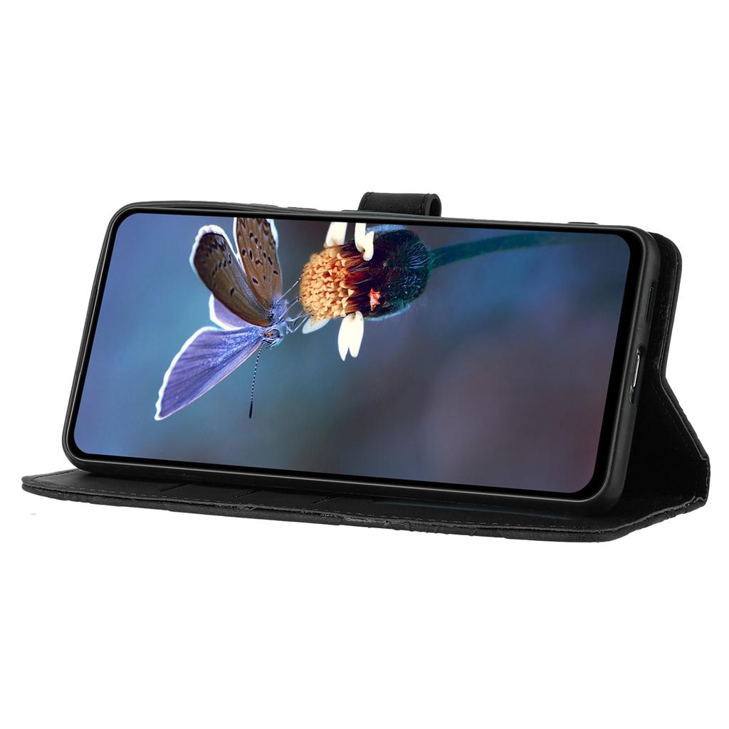 For Samsung Galaxy A16 5G/A16 4G Case Flower Design Leather Wallet Phone Cover with Wrist Strap