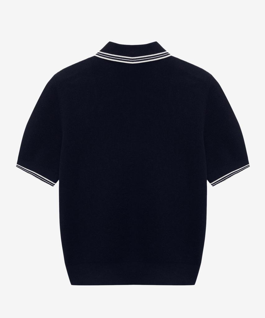 MIND BRIDGE WOMEN [W] Lettering Collar Knit - 2 Colors