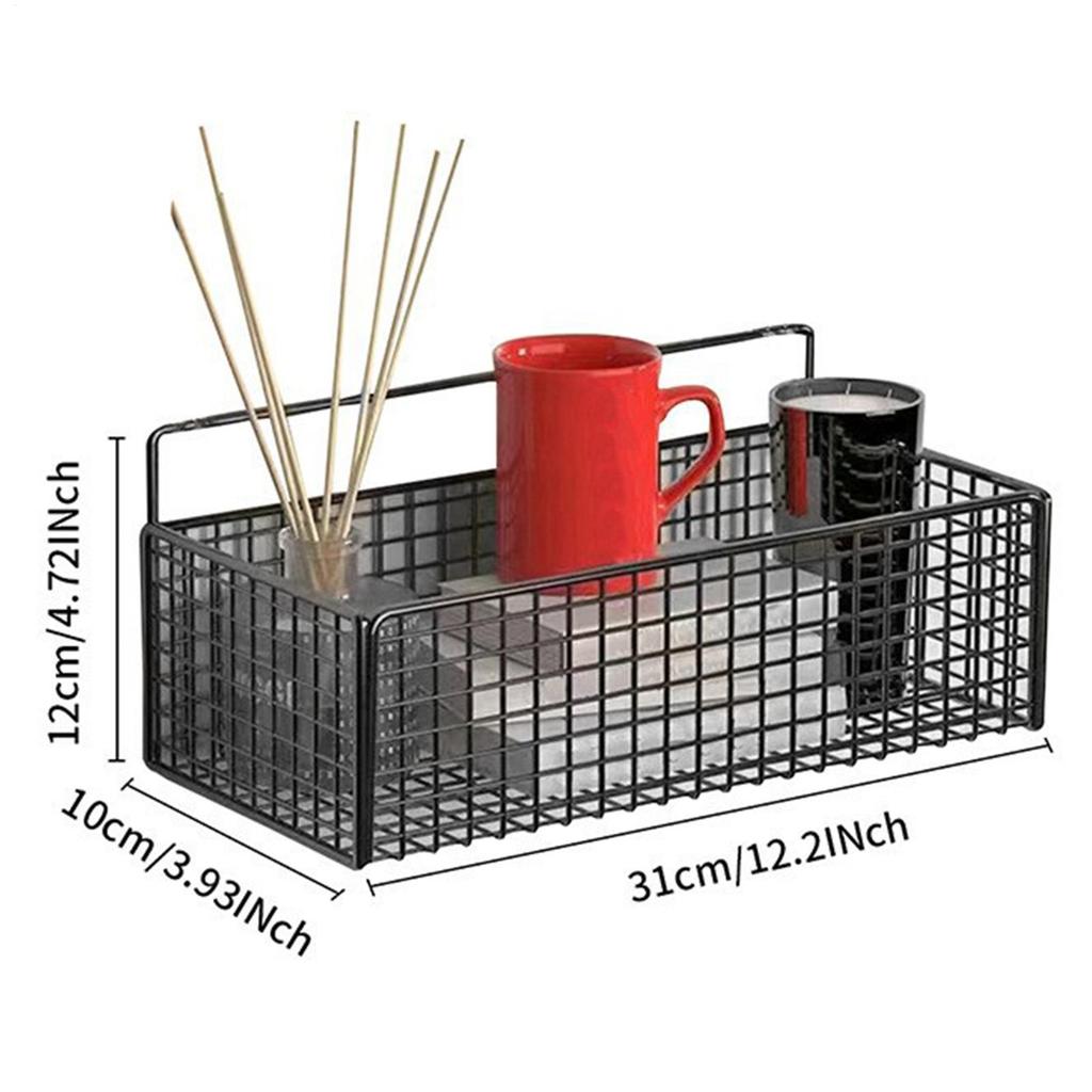 Shower Caddy Basket  Bathroom Accessories  No Drilling Adhesive Shower Wall Shelf Rustproof Bathroom Shower Storage Organizer