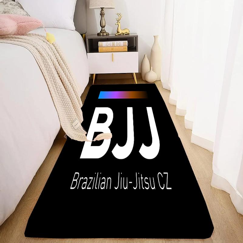 J1u-J1tsu Warrior Japanese B-Bjj Mma Area Rug,Carpet for Living Room Bedroom Sofa Doormat Decor,Kids Non-slip Floor Mat Alfombra