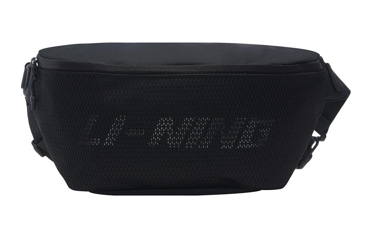 Li Ning Sports Life Collection Polyester Shoulder Bag, Crossbody Bag, Sling Bag, Fanny Pack Unisex Black ABLS111-5
