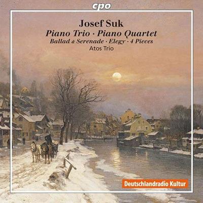 CD JOSEF SUK  ATOS TRIO  Piano Trio  Piano Quartet  Ballad 7774702 Cpo 2010 Europe Classical Used