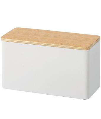 Yamazaki Jitsugyo (Yamazaki) Sanitary Storage Case Natural Approximately W26XD11XH14cm Rin Clean Around the Toilet Small Items Storage Multi Case 4808