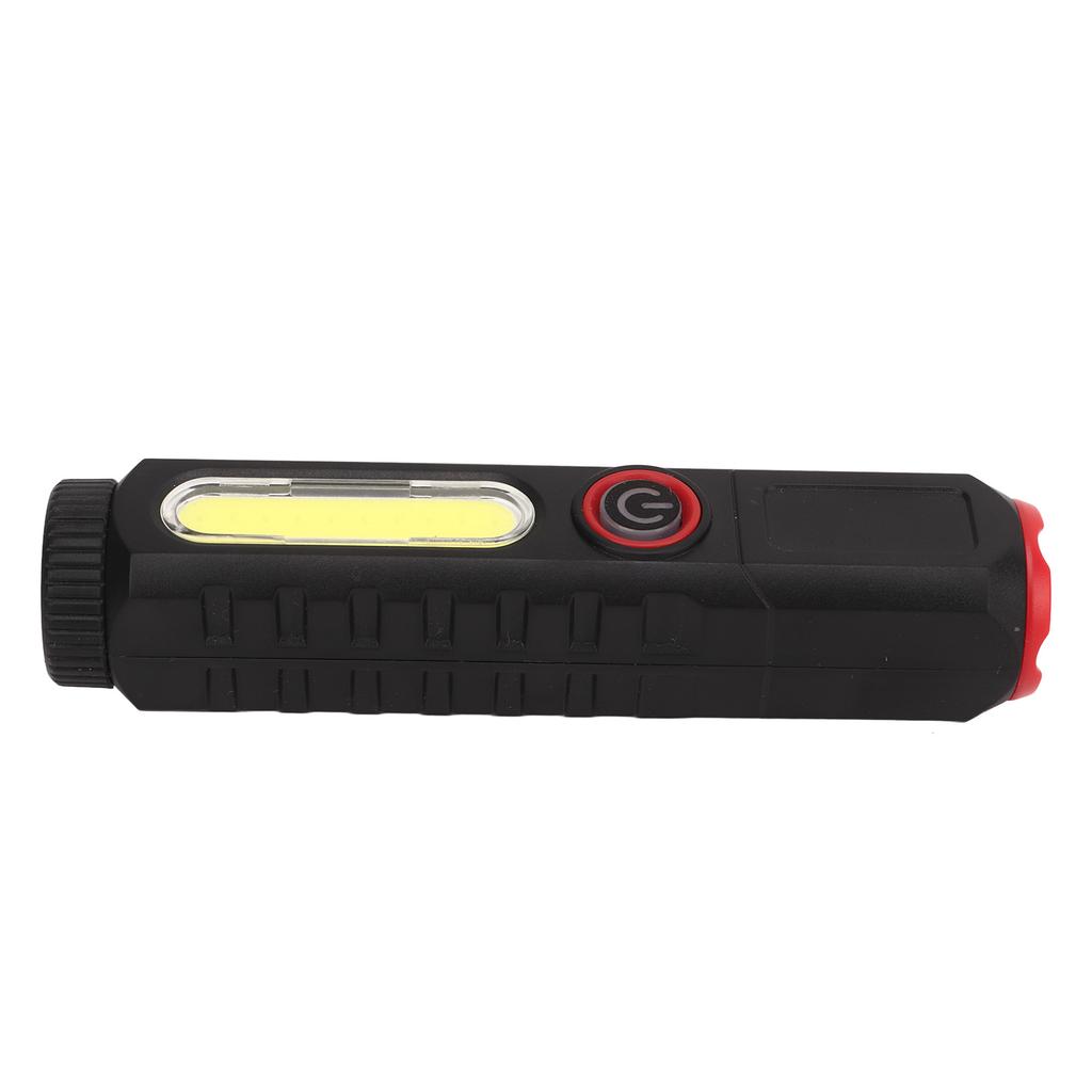Camping Flashlight 4 Modes   Waterproof Magnetic Tail Hands   COB Light Flashlight with Clip