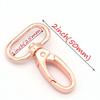 10pcs Lobster Swivel Hooks,Snap Hook Metal Swivel Clasps Bag Purse Hardware Oval Gate Swivel Snap Hook Purse Clip