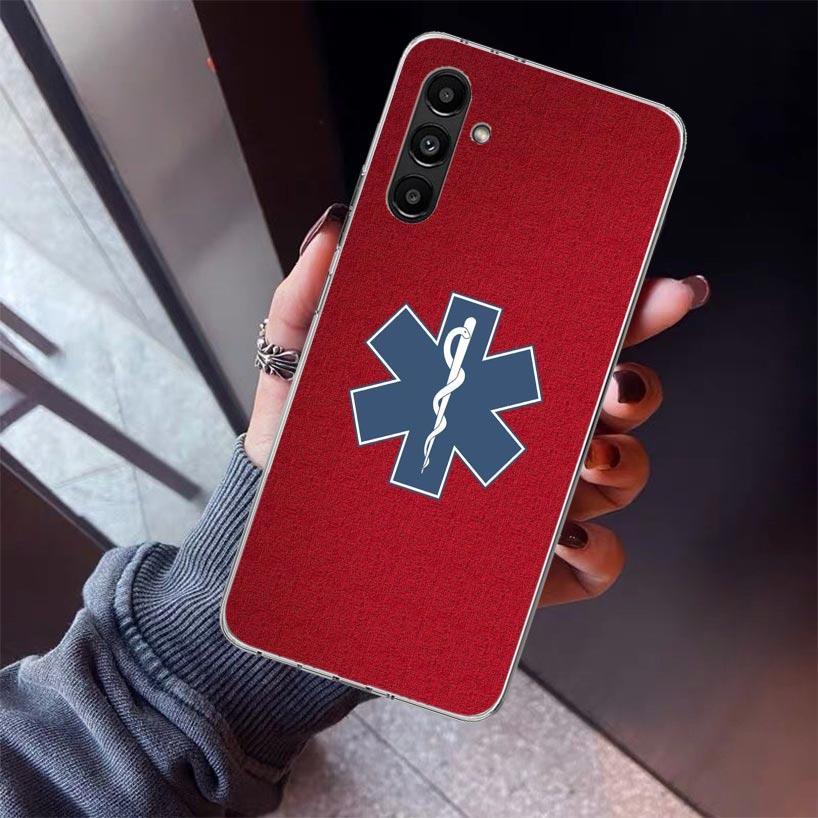 EMT EMS Medical Rescue Phone Case For Samsung Galaxy A17 A16 A15 A14 A13 A57 A56 A55 A54 A53 A37 A36 A35 A34 A33 A26 A25 A24 A23