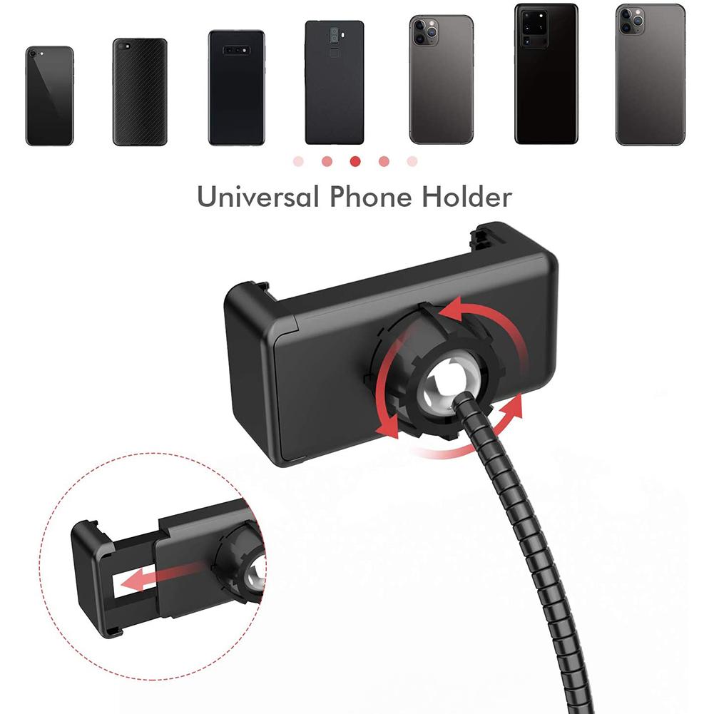 26cm LED Selfie Ring Lamp Photographic Selfie Ring Lighting USB Remote Fill Light For Tiktok Video Live with Phone Holder Tripod