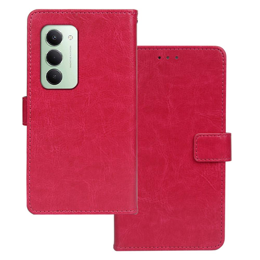 

IDEWEI For Xiaomi Redmi 15 4G (EU) (171mm)/Redmi 15 5G (EU) (171mm) Case Wallet Leather Phone Cover Crazy Horse Texture