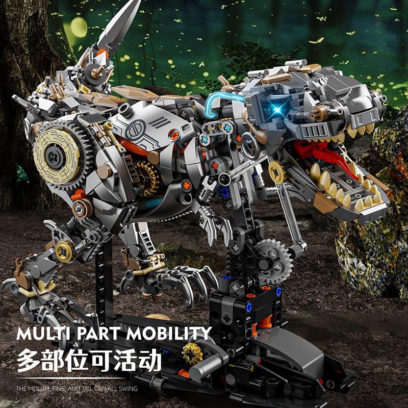 Mechanical Tyrannosaurus Rex Building Educational Assembly Dinosaur Toy Gift Set - Beautiful and 13087