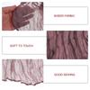 Uxcell 13ft Cheesecloth Table Runner 90cm X 400cm Rustic Gauze Tablecloth Sheer Runner for Wedding Bridal Party Table Decoration Rustic Red