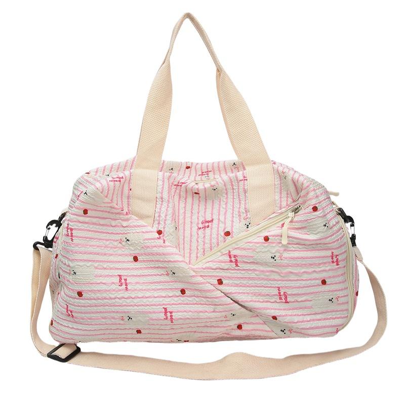 Large-capacity short-haul travel bag New handbag Dry and wet separation Sports messenger fitness bag Luggage boarding