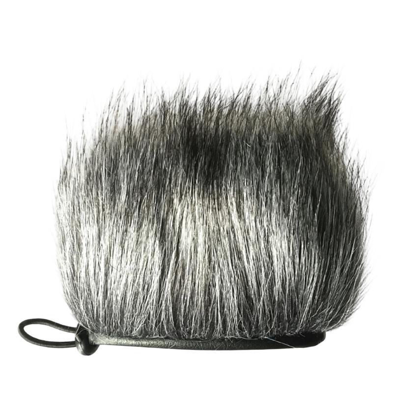 Durability Artificial Furry Wind Muff For H5 H6 XYH5 Microphone Recorder Ideal For Outdoor Interviews And Music Recording