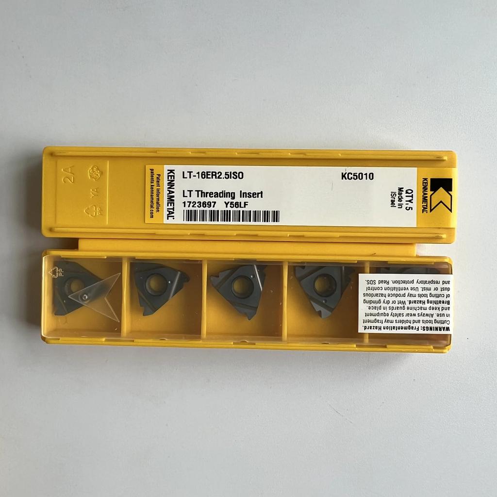 Original / LT-16ER2.5ISO KC5010  /  Industrial indexable Carbide Inserts 10 Pcs