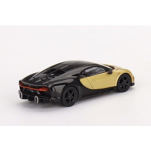 TrueScale Miniatures MINI GT 1/64 Bugatti Chiron Super Sport Gold (Left-Hand Drive) Finished Product
