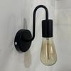 European Style Wrought Iron Wall Lamp - Creative Retro Design for Living Room, Bedroom & Bedside