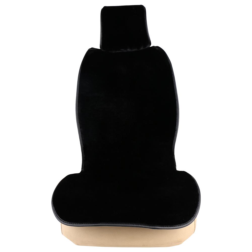 1 bucată Husă scurtă pentru scaun auto din pluș, iarnă, din lână artificială, pernă de scaun auto, confortabilă, caldă