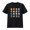 Solar System Planets Science Space Boys Girls Stem Kids T Shirt Vintage Washed Stretched Streetwear Top For Everyday Wear