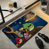 Game A-angry B-Birds Floor Mat Soft Flannel Floor Mat  Suitable for Entryways, Living Rooms, Bedrooms, and Bathrooms