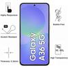 Gehärtetes Glas - Phonillico® - Samsung Galaxy A36 5G - 2er-Pack - Kratzfest - Transparent