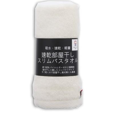 Najlepšia továreň Imabari Slim Kúpeľňová Rýchloschnúca Vnútorná Mliečna 34 x 110 cm Uterák, Sušenie, Sušenie, Biela, Cca.